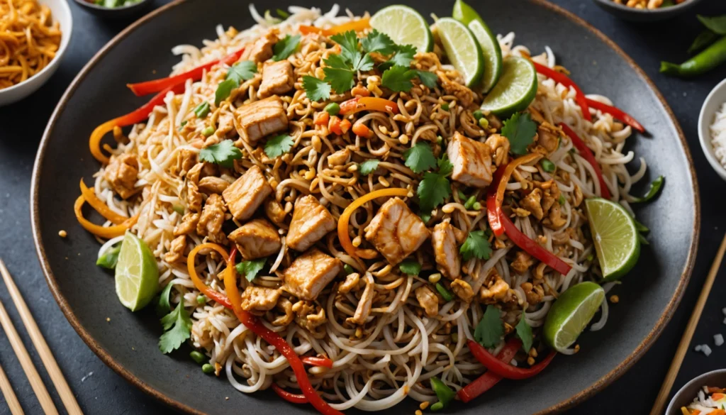 recette pad thai poulet legumes