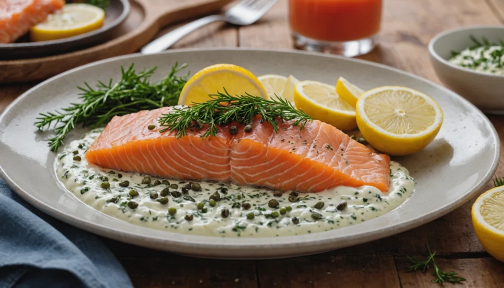 sauce gravlax yaourt