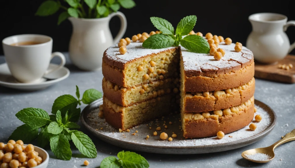 gateau au pois chiche
