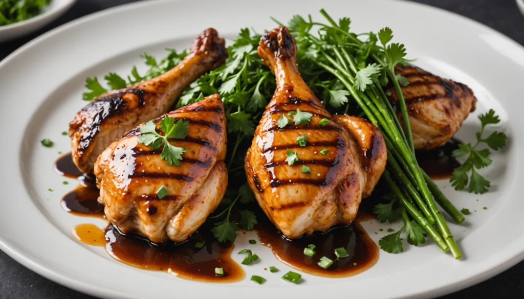 poulet mariné sauce soja miel