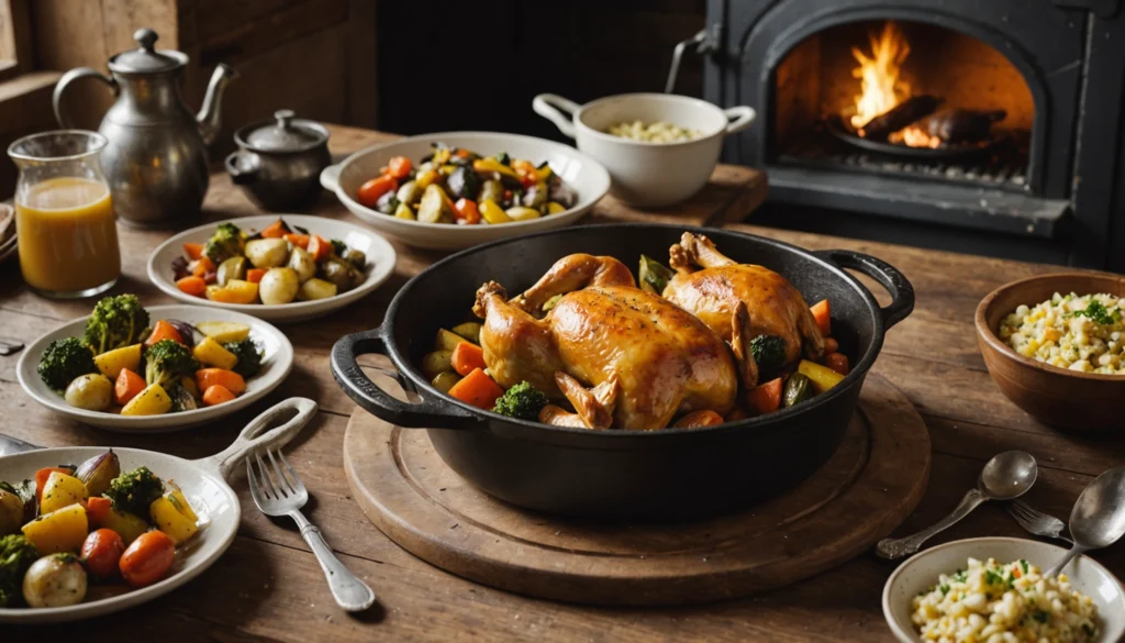 recette de coquelet en cocotte en fonte